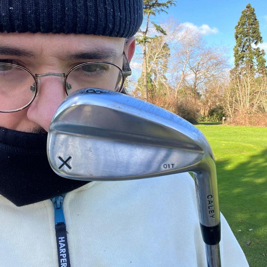 Customer photo of Caley irons on the course